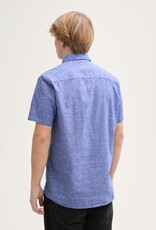 Tom Tailor Mens Cotton Linen S/S Shirt