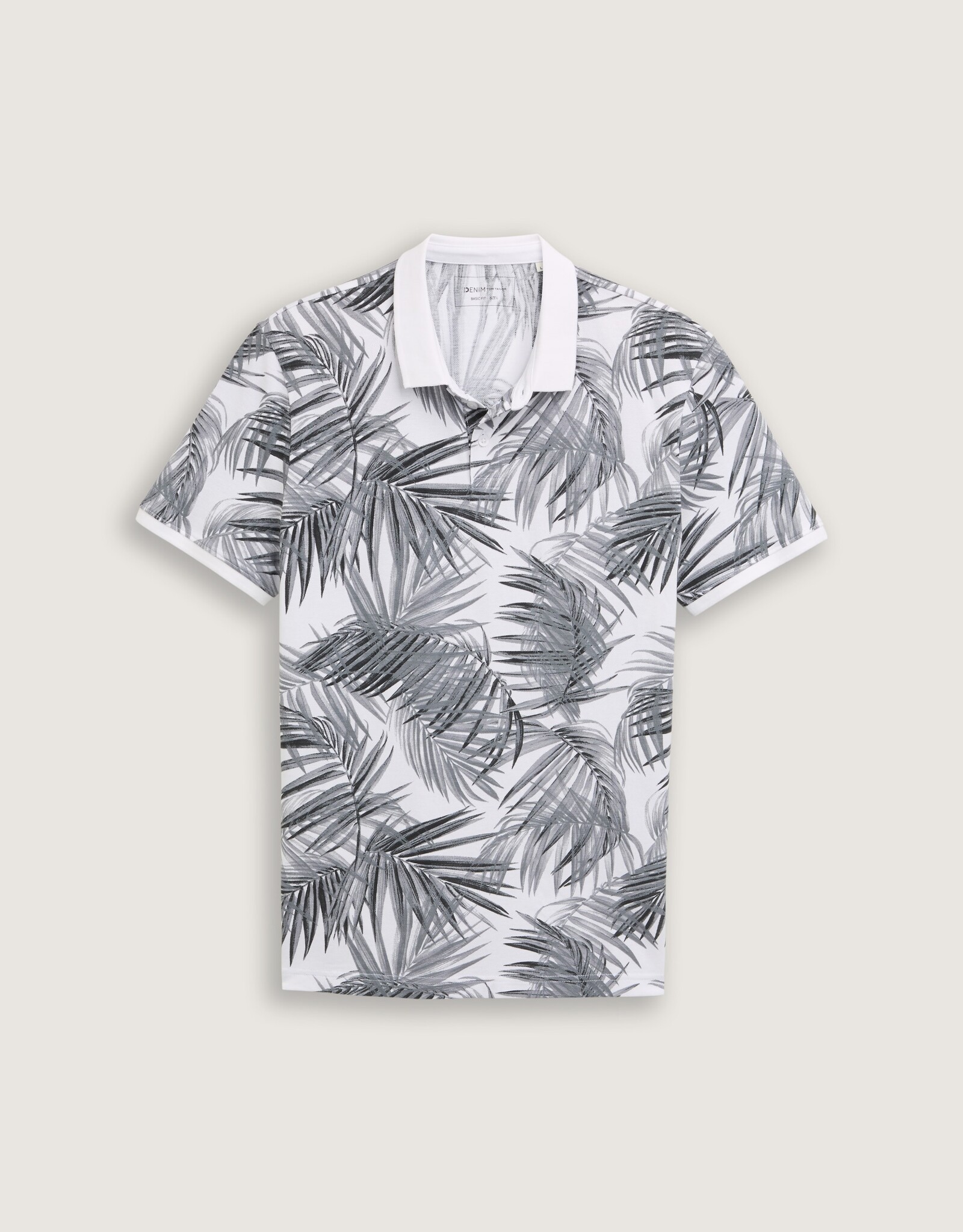 Tom Tailor Mens Fern Print Polo