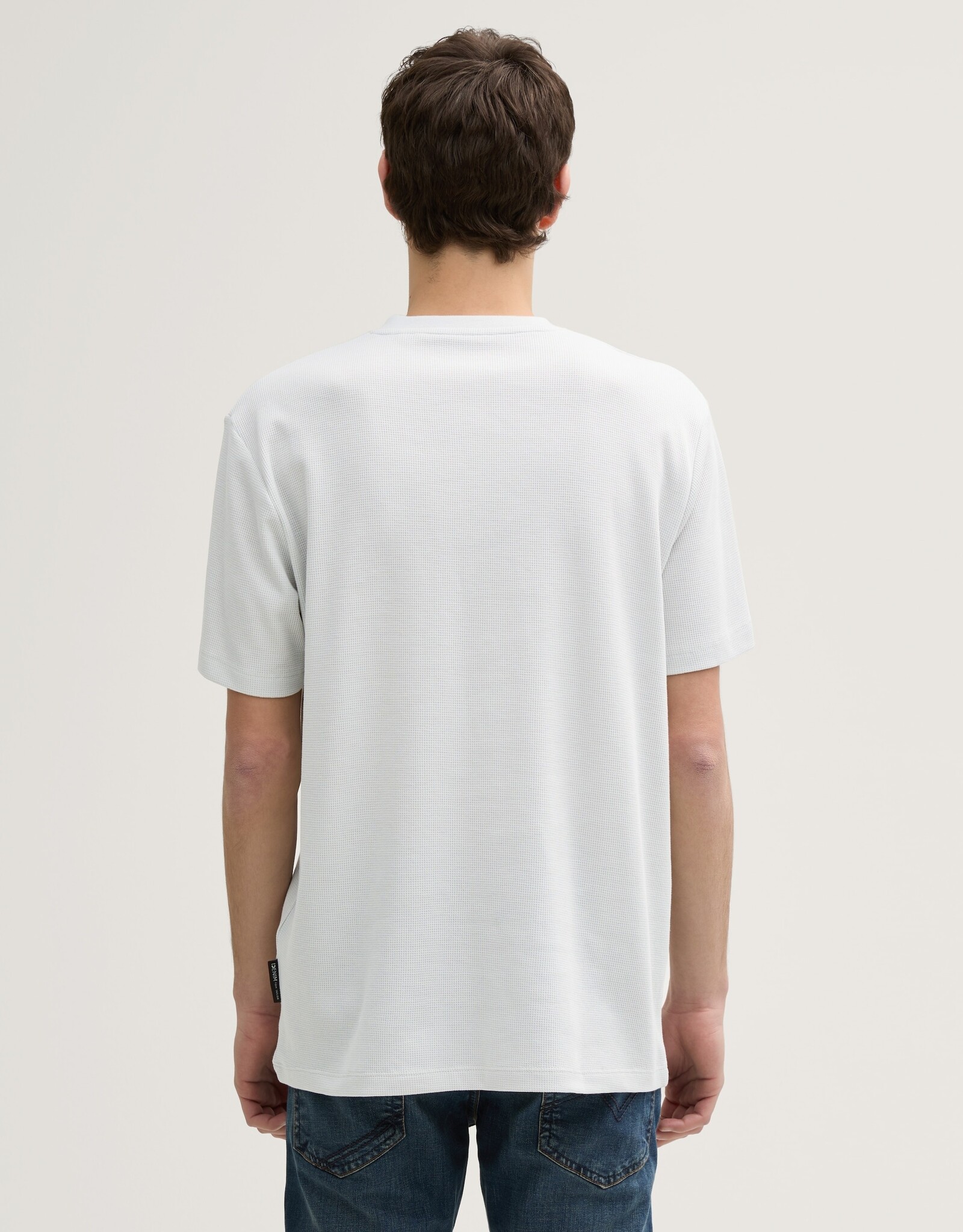 Tom Tailor Mens Waffle Henley T-Shirt