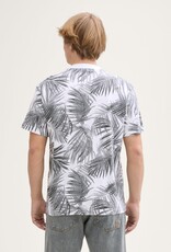 Tom Tailor Mens Fern Print T-Shirt