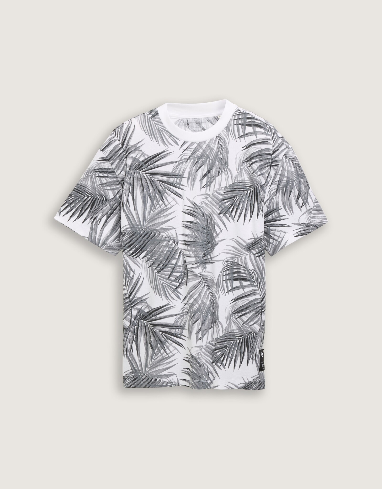 Tom Tailor Mens Fern Print T-Shirt