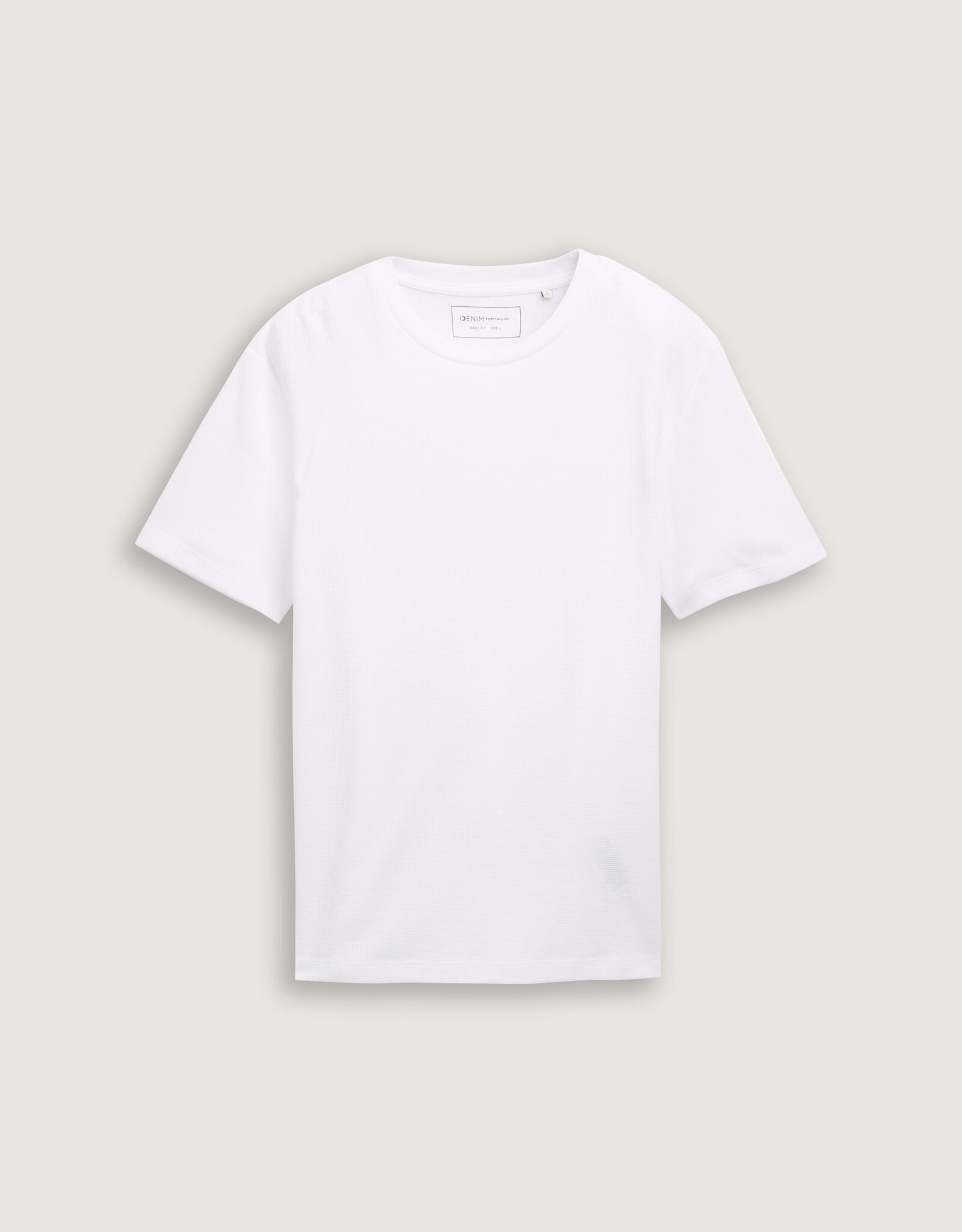 Tom Tailor Mens Waffle S/S T-Shirt
