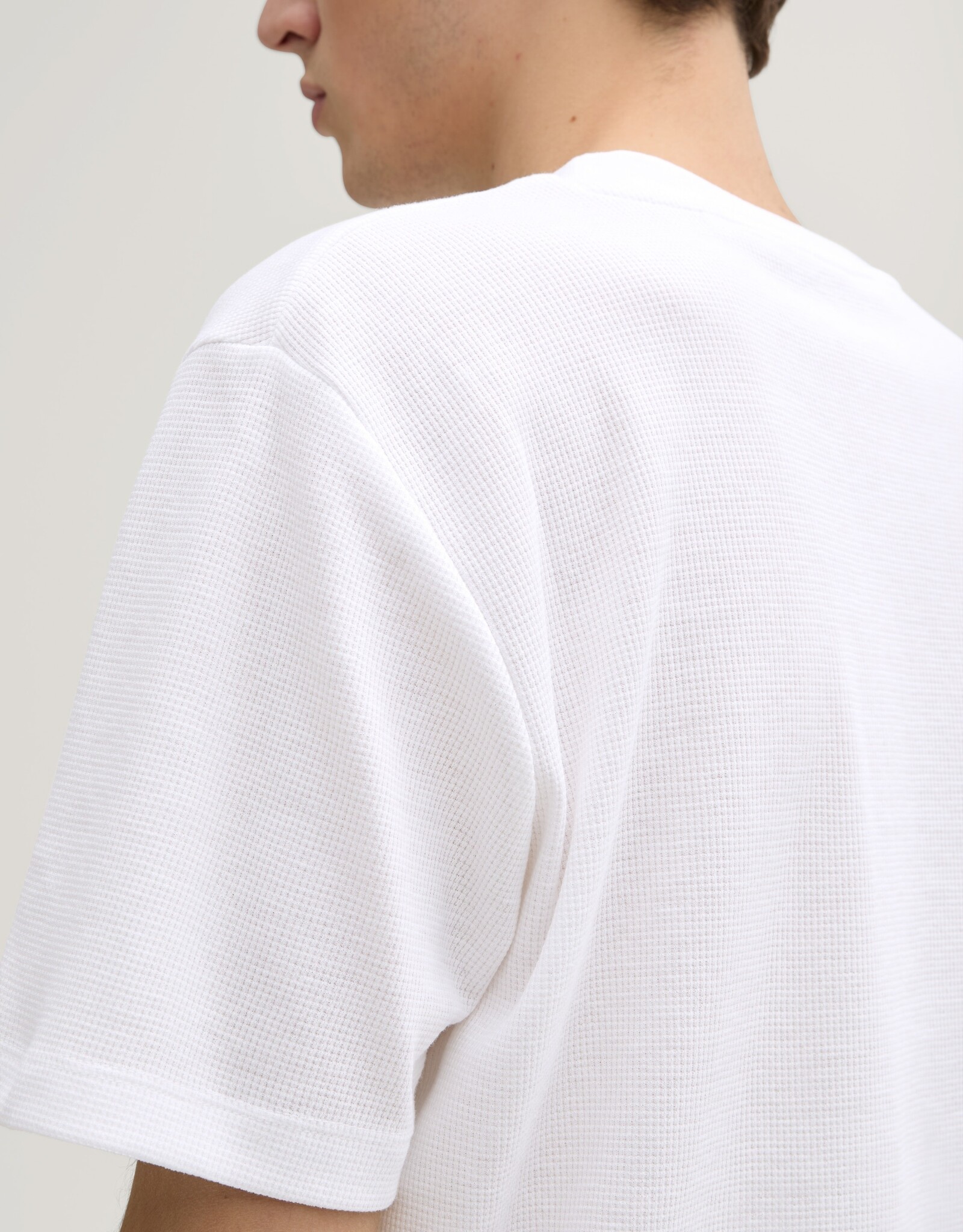 Tom Tailor Mens Waffle S/S T-Shirt