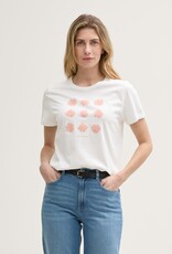 Tom Tailor Coral Shape Print Crew Neck T-Shirt