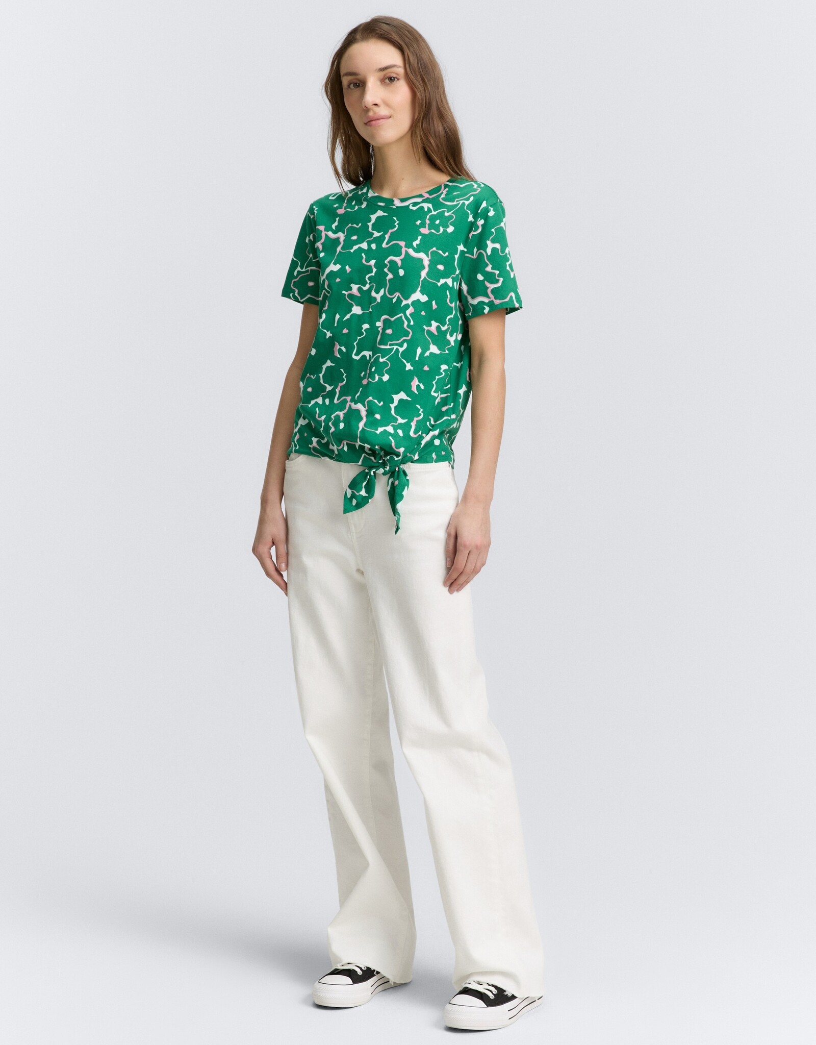 Tom Tailor Knot Printed T-Shirt