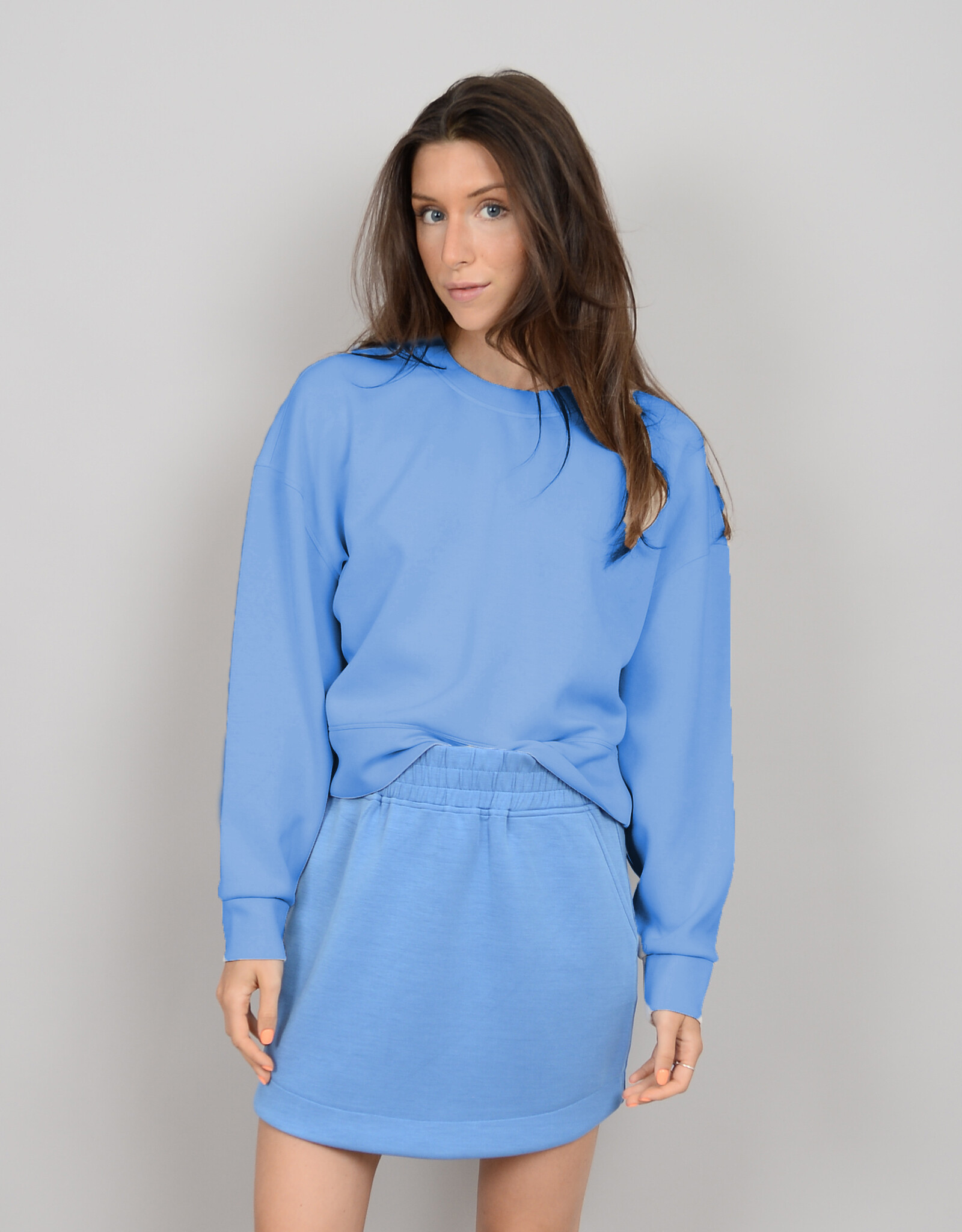 RD Style Lucie Scuba CrewNk L/S Pullover
