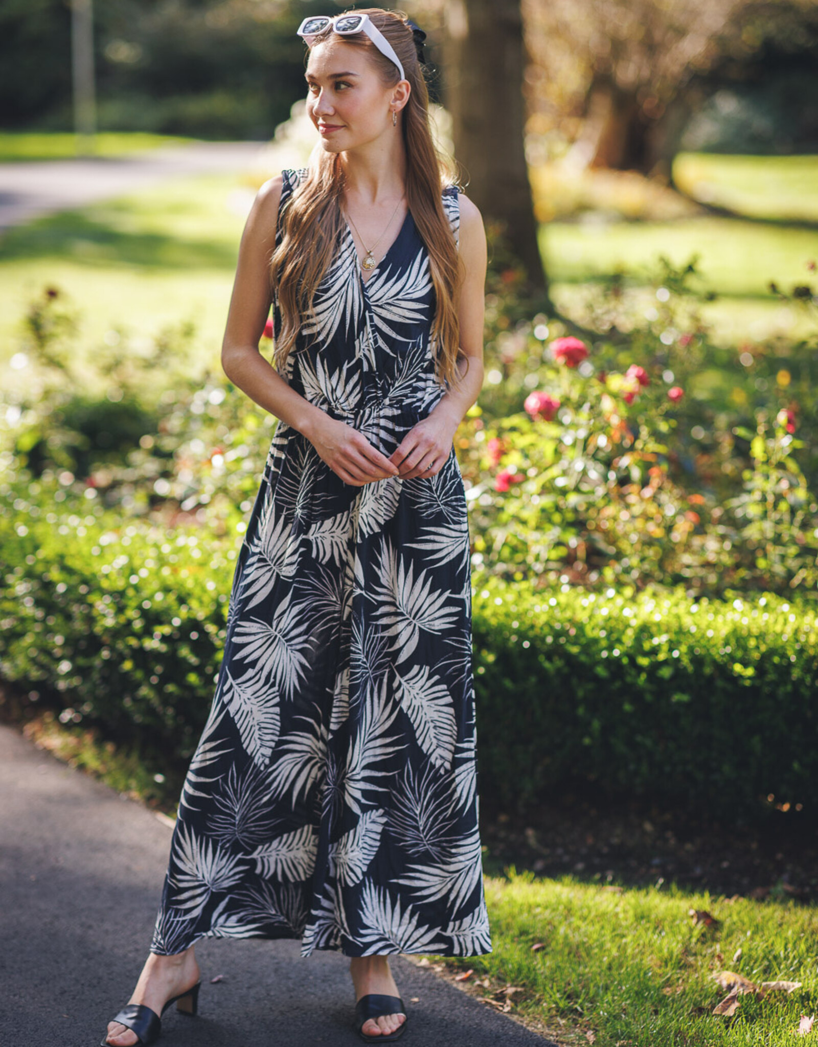 Papillon Tropical Wrap Jumpsuit