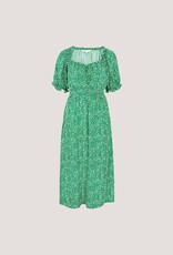 Apricot Dotty Constellation Button Detail Milkmaid Dress