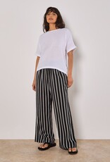 Apricot Tetra Button Back Curved Tee