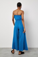 Apricot Bandeau Wrap Leg Tetra Jumpsuit