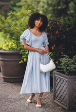 Papillon Smocked Puff Sleeve Dress