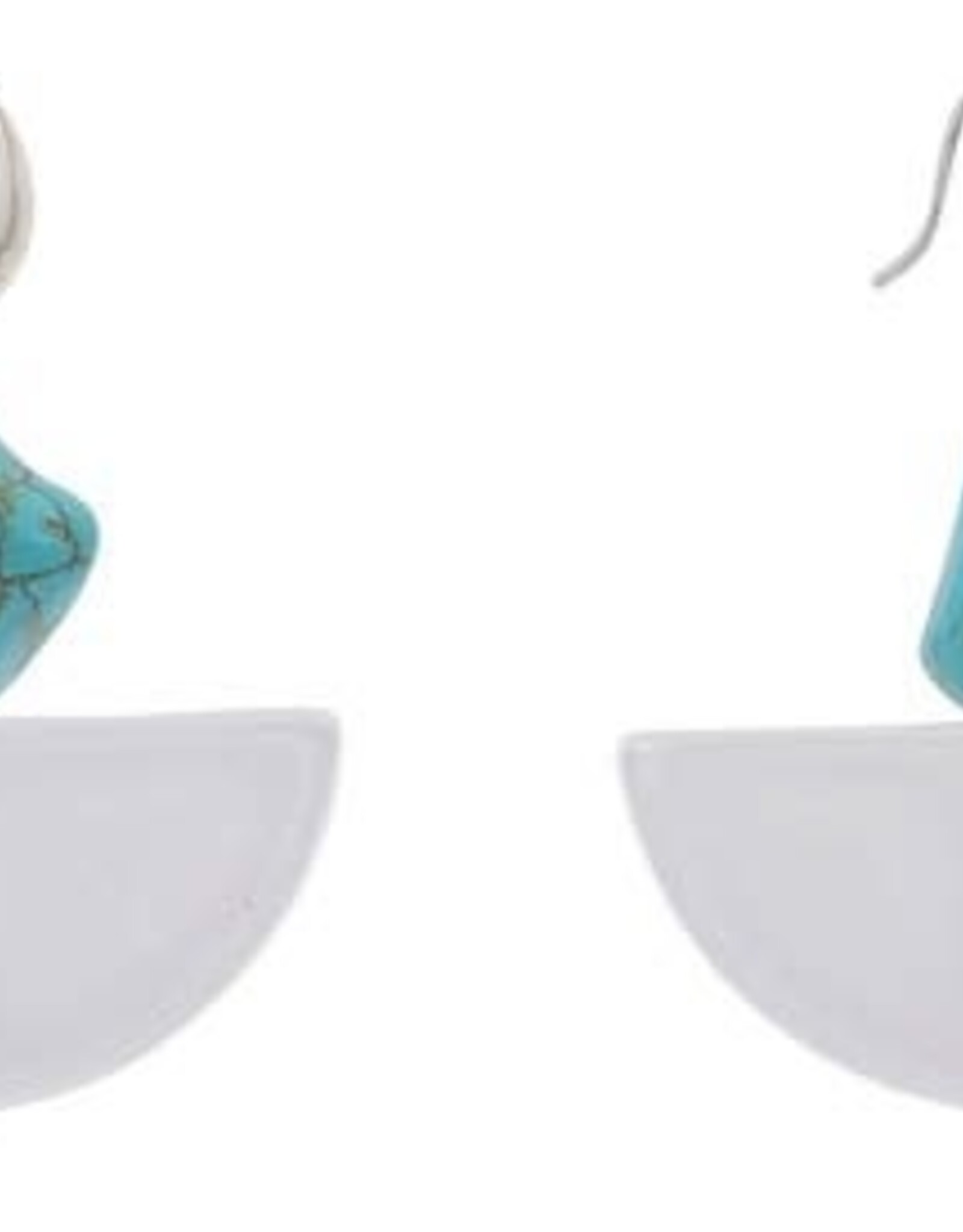 Merx Inc. Merx Shell and Turquoise Earrings