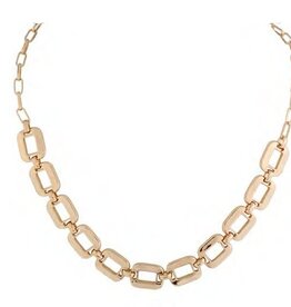 Merx Inc. Merx Square Chain Necklace Gold