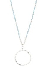 Merx Inc. Merx Hoop Pendant Necklace Silver