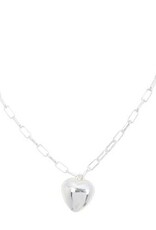 Merx Inc. Merx Heart Pendant Silver