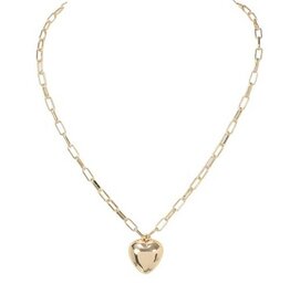 Merx Inc. Merx Heart Pendant Gold