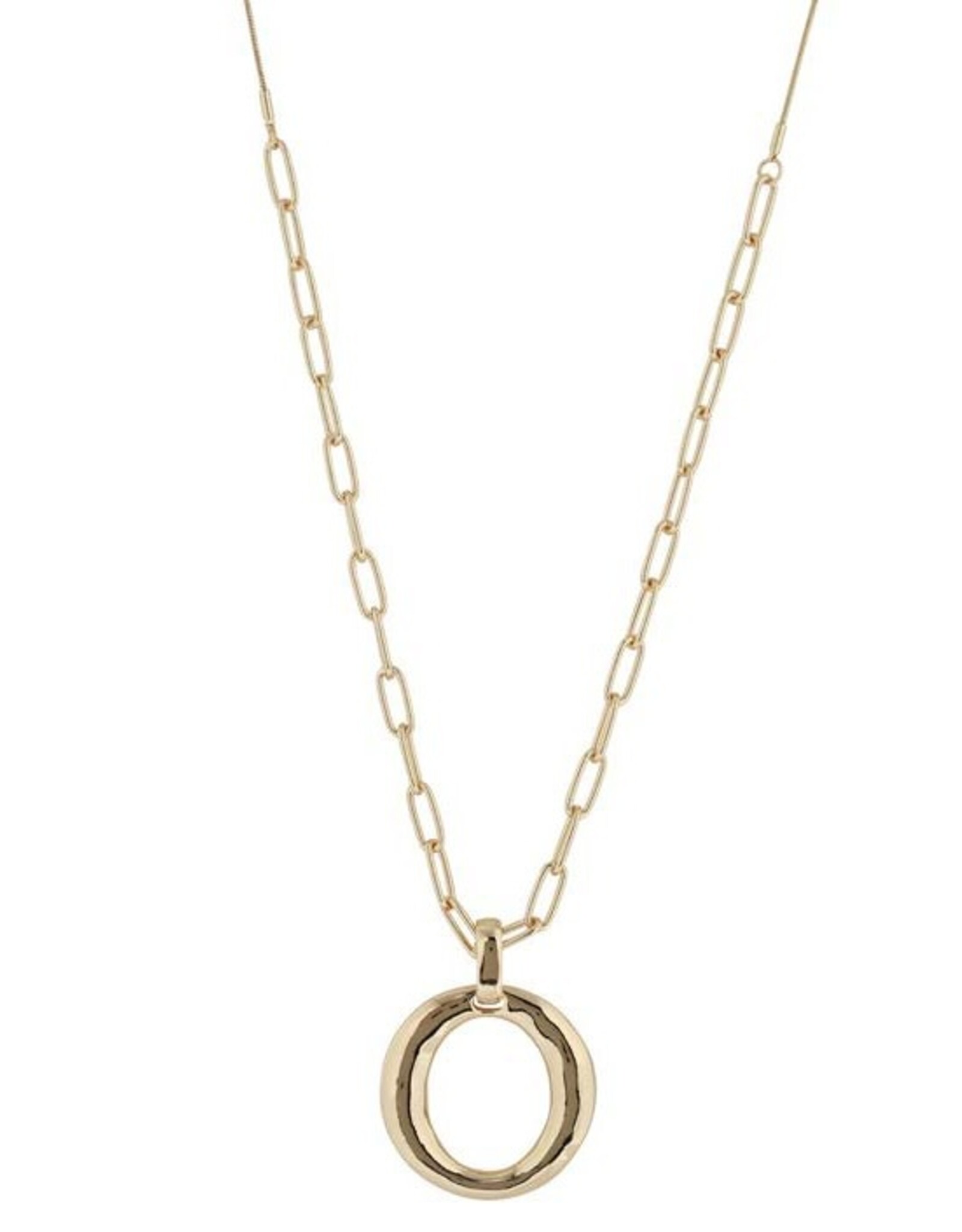 Merx Inc. Merx Ring Pendant on Chain Gold