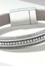 Merx Inc. Merx One Strand Wrap Bracelet Silver