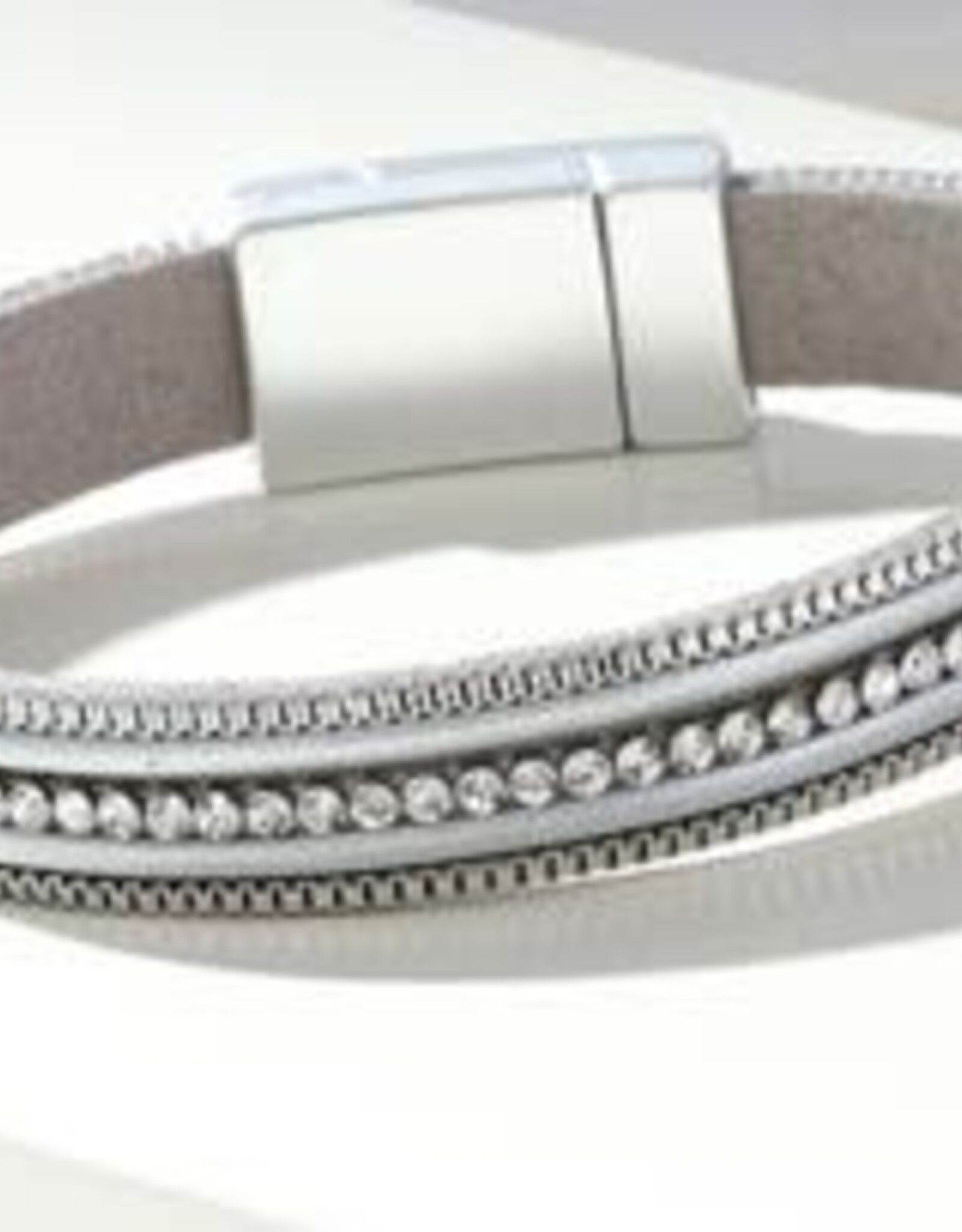 Merx Inc. Merx One Strand Wrap Bracelet Silver