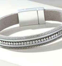 Merx Inc. Merx One Strand Wrap Bracelet Silver