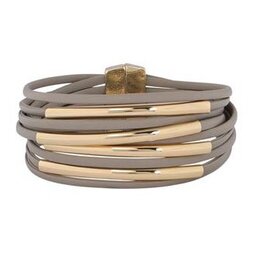 Merx Inc. Merx Multi Strand Bracelet Taupe