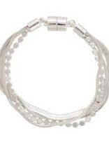 Merx Inc. Merx Multi Strand Bracelet Silver