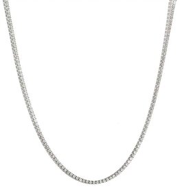 Merx Inc. Merx Crystal Necklace Silver