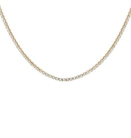 Merx Inc. Merx Crystal Necklace Gold