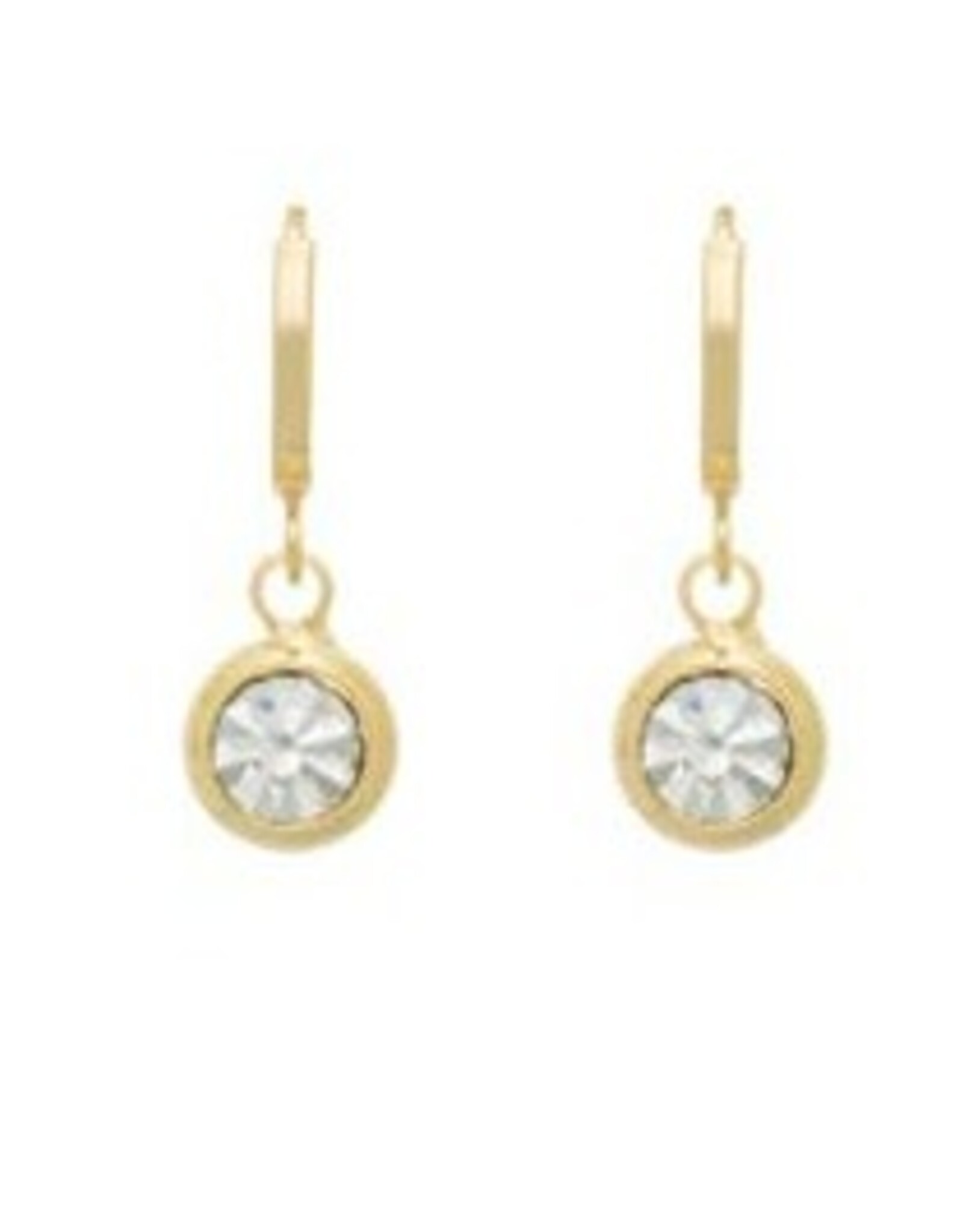 Merx Inc. Merx Crystal Drop Earrings Gold