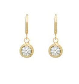 Merx Inc. Merx Crystal Drop Earrings Gold