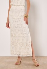 Apricot Crochet Skirt