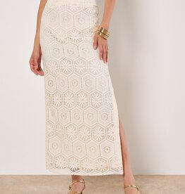 Apricot Crochet Skirt