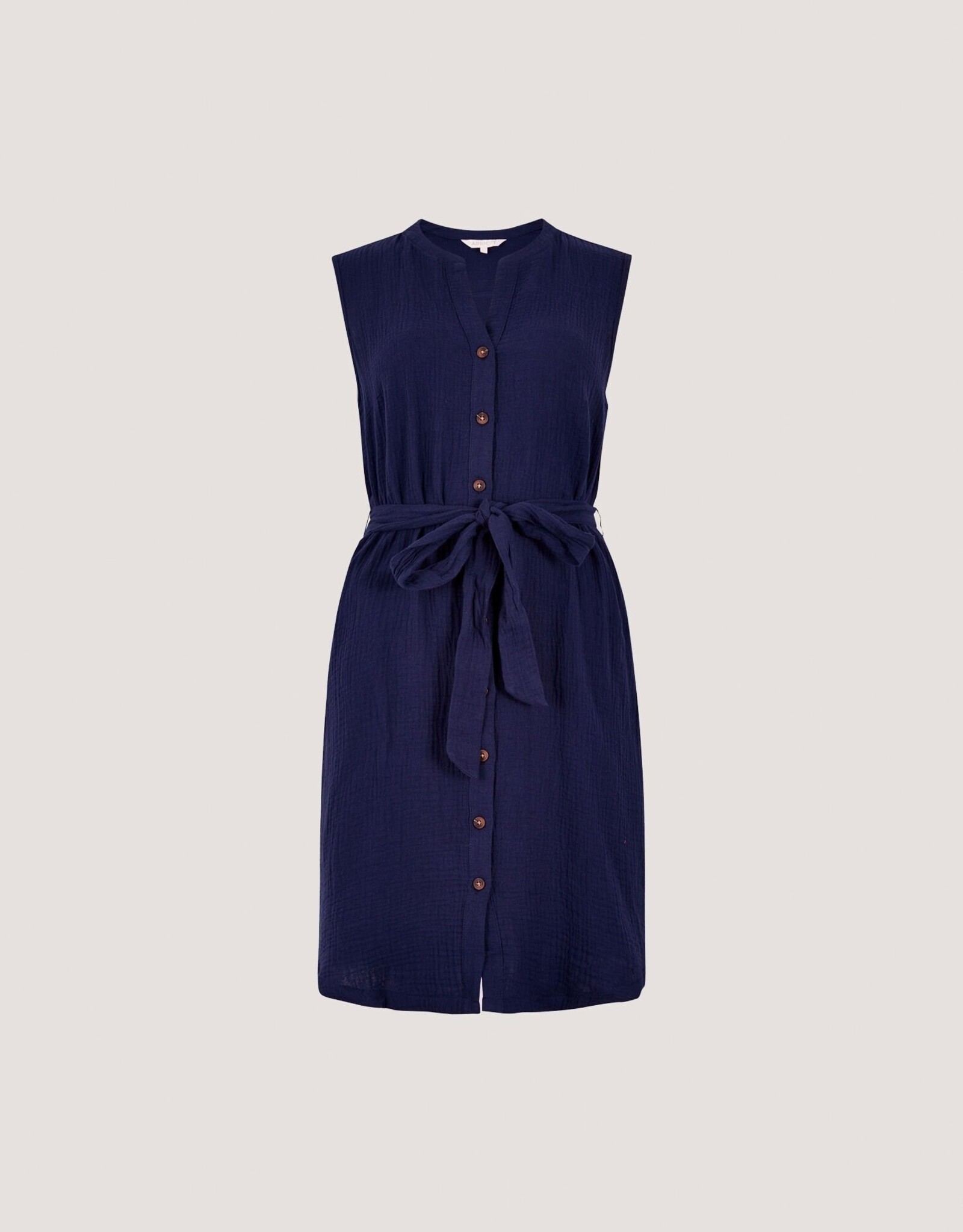 Apricot Button Through Dress