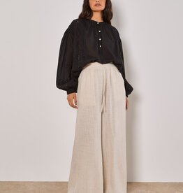 Apricot Loose Linen Pants