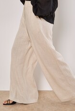 Apricot Loose Linen Pants