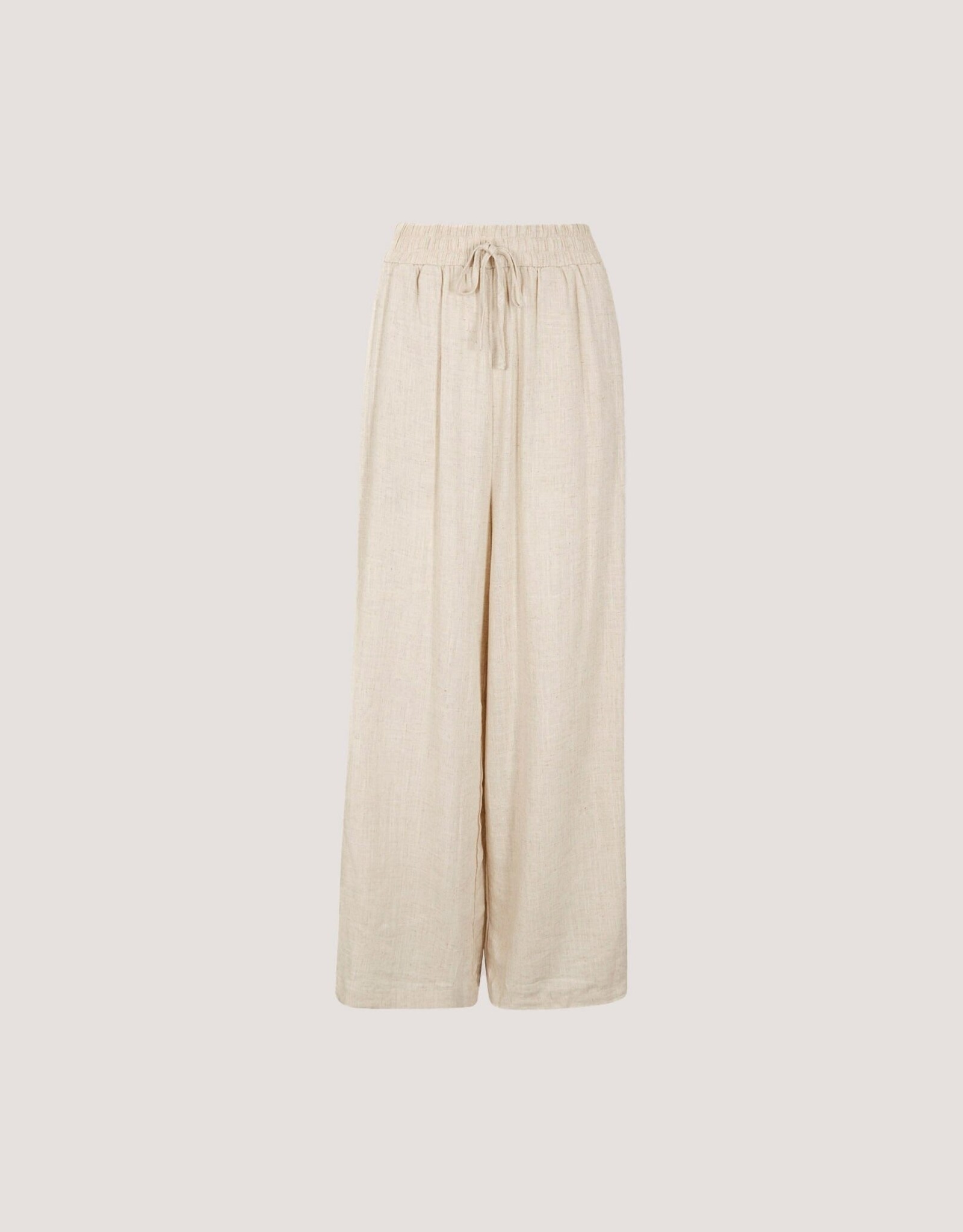 Apricot Loose Linen Pants