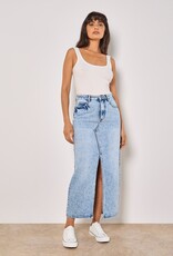 Apricot Denim Skirt
