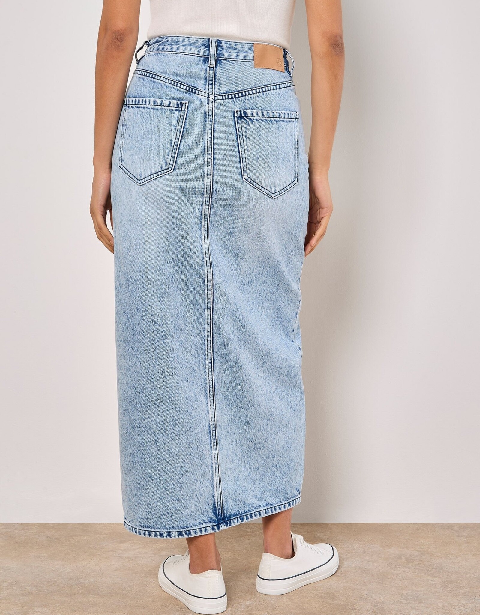 Apricot Denim Skirt