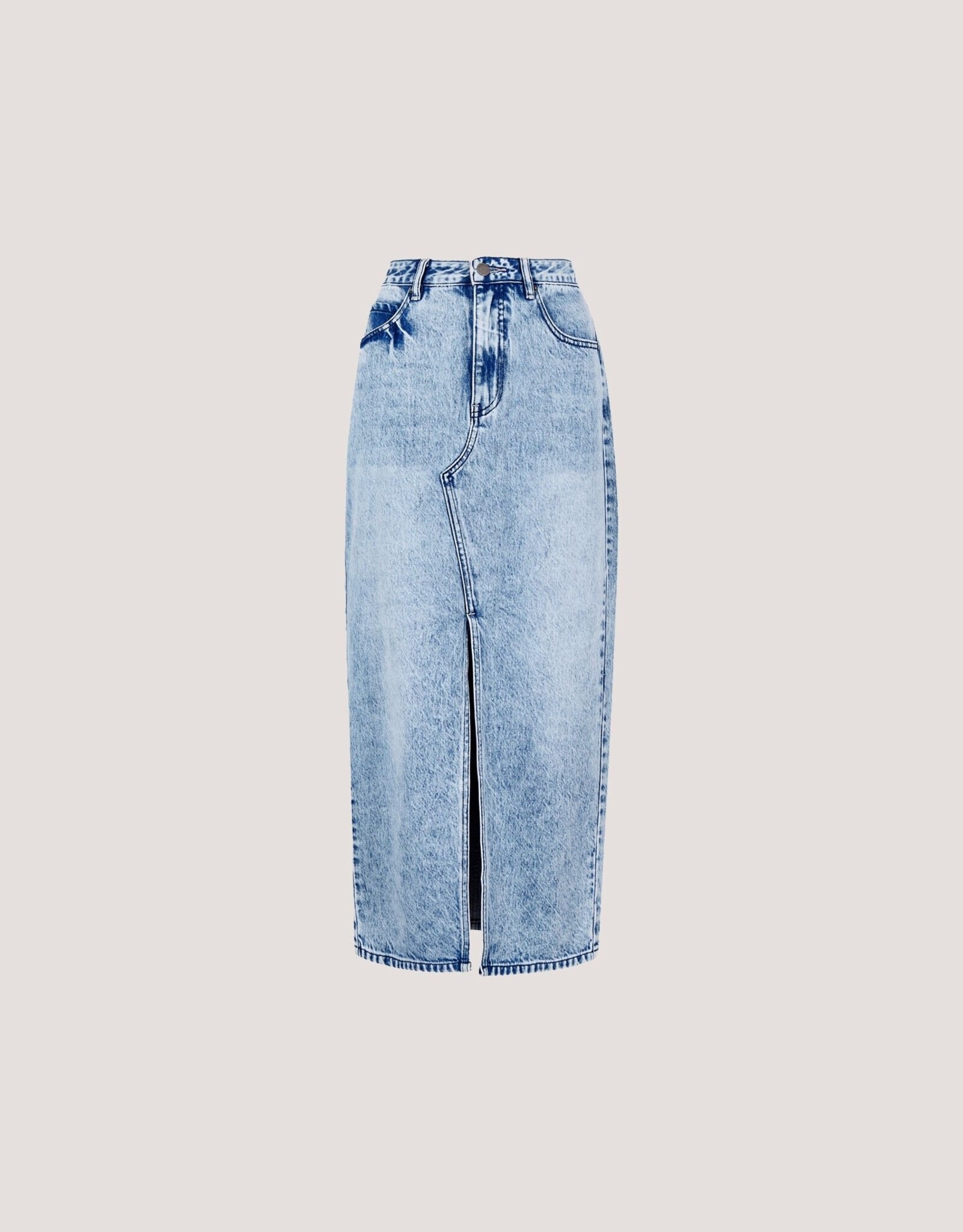 Apricot Denim Skirt