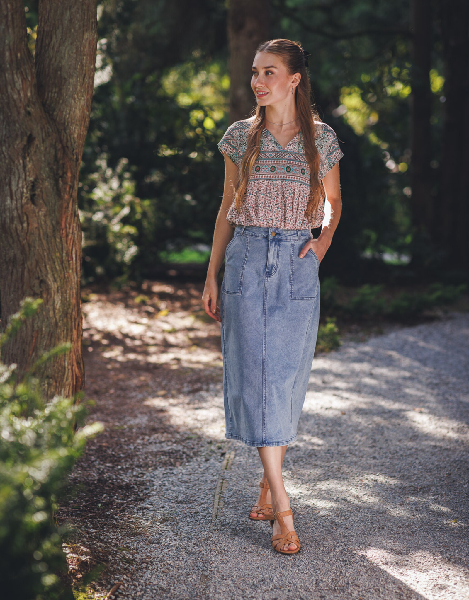 Papillon Stretch Skirt