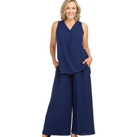Papillon Sleeveless V Neck Top