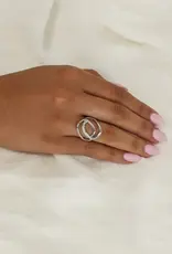 By Chance BC Modern Design w CZ Stretch Ring