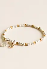 By Chance BC Hammered Charm Bracelet