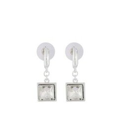 Merx Inc. Merx Sq Crystal Drops Silver