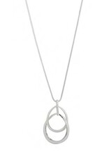Merx Inc. Merx 2 Ring Necklace Silver