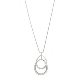 Merx Inc. Merx 2 Ring Necklace Silver