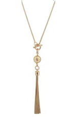 Merx Inc. Merx Tassle Necklace Gold