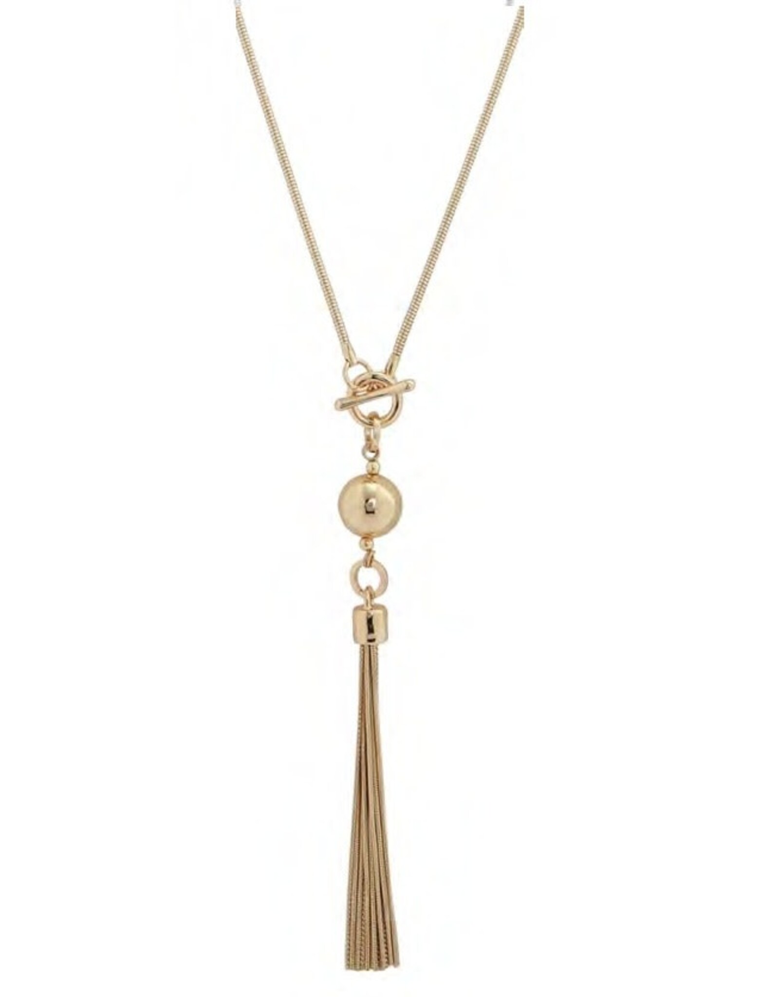 Merx Inc. Merx Tassle Necklace Gold