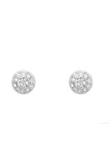 Merx Inc. Merx Circle Crystal Stud Silver