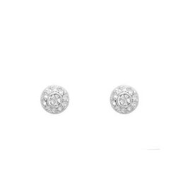 Merx Inc. Merx Circle Crystal Stud Silver